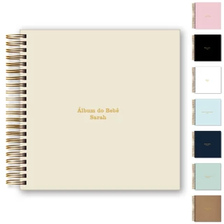 Caderno Scrapbook 28x28cm Personalizado Várias Cores
