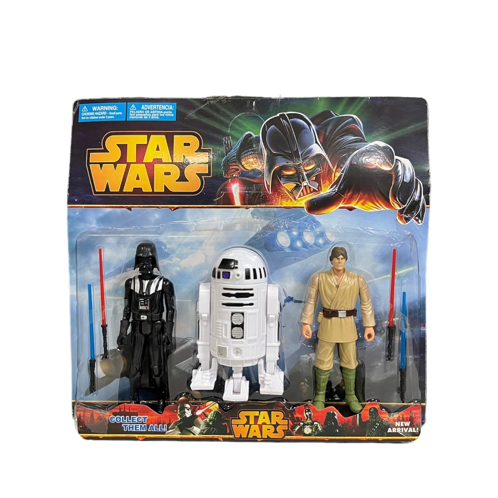 Brinquedo Colecionavel Star Wars Yoda Luke Chewbacca Bonecos Figure ...