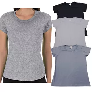 Camisa Baby Look Feminina Malha Dray Fit Lisa Blusinha/esportiva