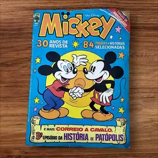 Revistinha Mickey 30 Anos De Revista: Correio A Cavalo Epsódio Da História De Patópolis