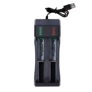 Kit Carregador de Bateria Duplo 18650 3.7v Para Caixa de Som lanterna Rádios Luminaria