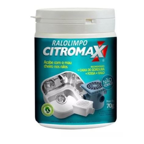 Acabe Com O Mau Cheiro Nos Ralos Com Ralo Limpo Citromax 70g