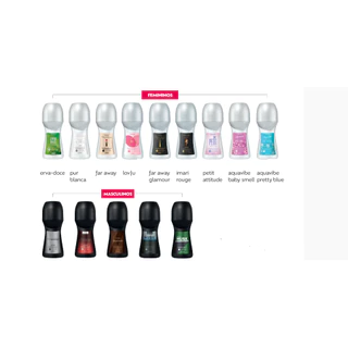 Kit 10 Unidades Desodorante Antitranspirante Roll-On Avon 50 ml Feminino ou Masculino - Leia na descrição!