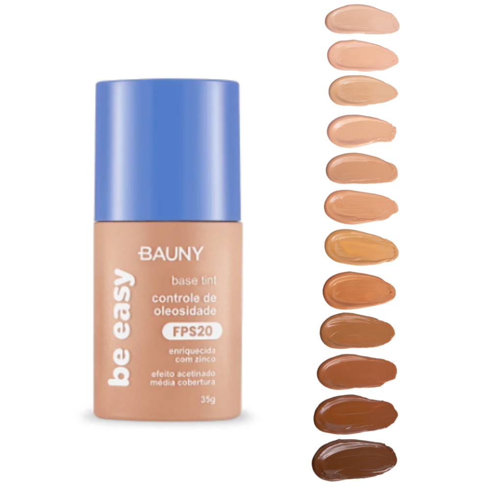 Base Tint Be Easy FPS 20 Bauny | Shopee Brasil