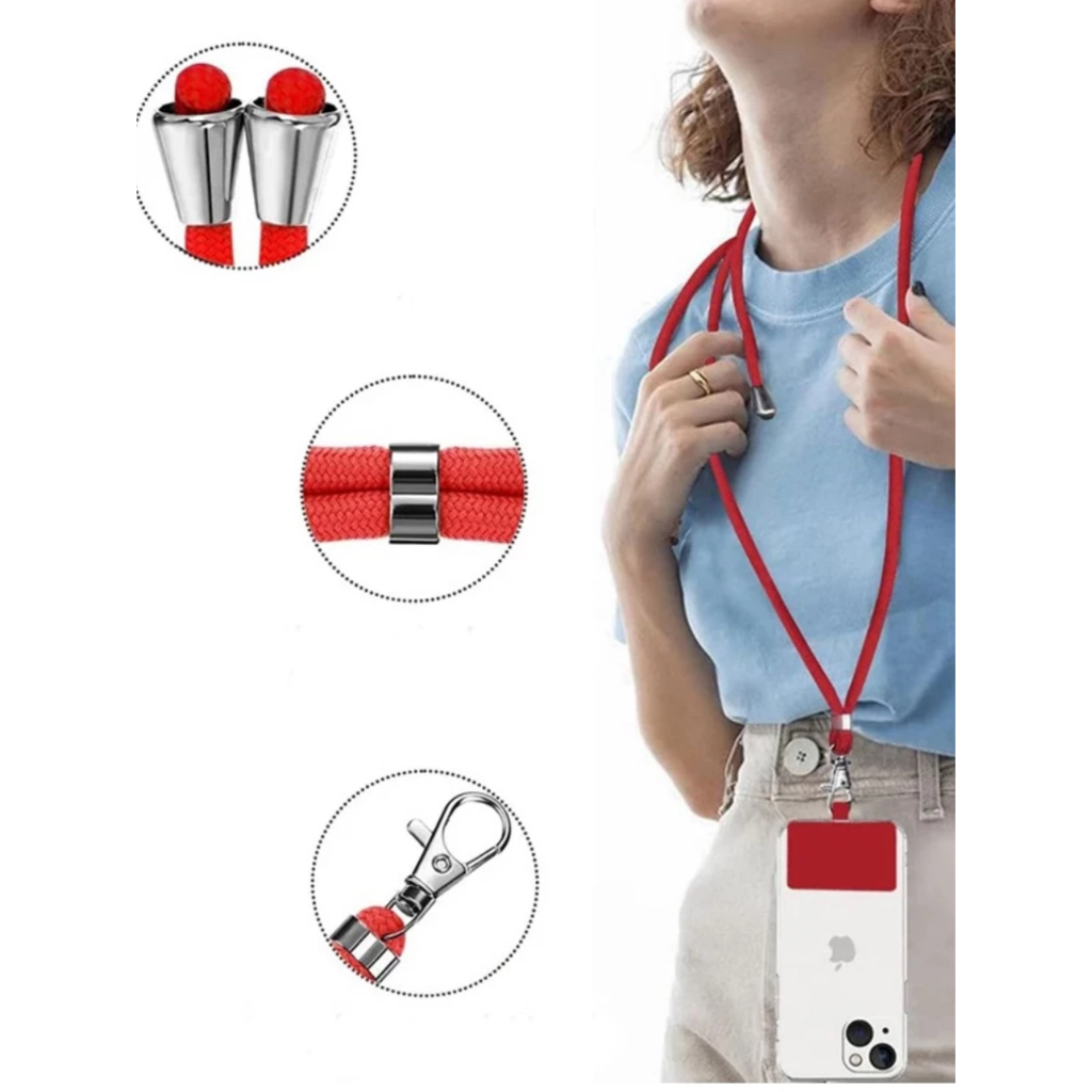 Cordão De Telefone Ajustável – Alça Crossbody Removível Para
