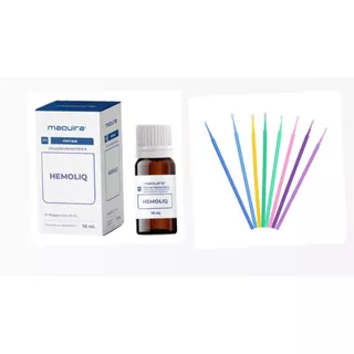 Solução Hemostática Hemoliq com 10 Microaplicadores de Alta Qualidade em Oferta na Shopee