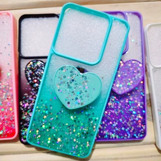 Capa capinha silicone anti impacto para xiaomi Redmi Note 13 Pro 5G / Note 13 Pro plus / Note 13 4G / Note 13 Pro 4G / Redmi 13C com suporte de coração