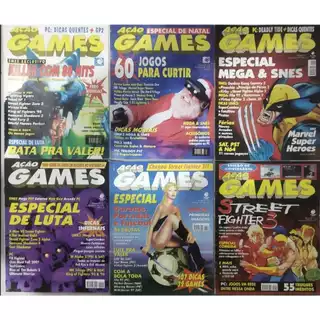 Revista Ação Games - Diversos Numeros