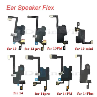 Original flex Proximidade Luz Sensor, Cabo de Fita Flex para iPhone 12, 13, 14,