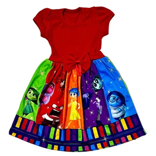 Vestido temático festa passeio infantil