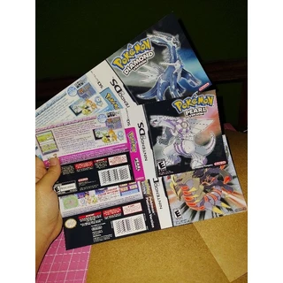 caixa repro gameboy emerald holográfico + 3 encartes Nintendo ds ou 3ds