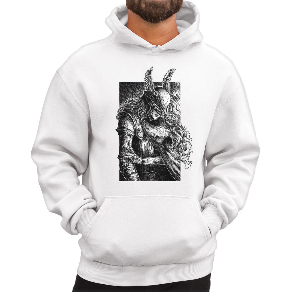 Blusa Moletom Elden Ring Malenia Unissex Moletom Inverno Blusa de Frio