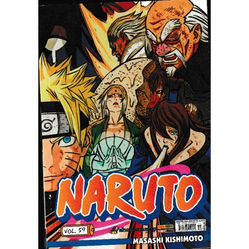 Mangá Naruto (12 edições) entre 59 a 72