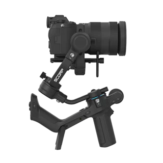 SCORP-C Handheld Gimbal 3-Axis Stabilizer Handle Grip para Câmera DSLR Sony/Canon com Tripé de Poste AK2000C AK2000S Upgrade