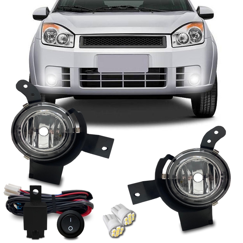 Kit Farol Milha Neblina Fiesta 2007 2008 2009 Ka 2008 2009 2010