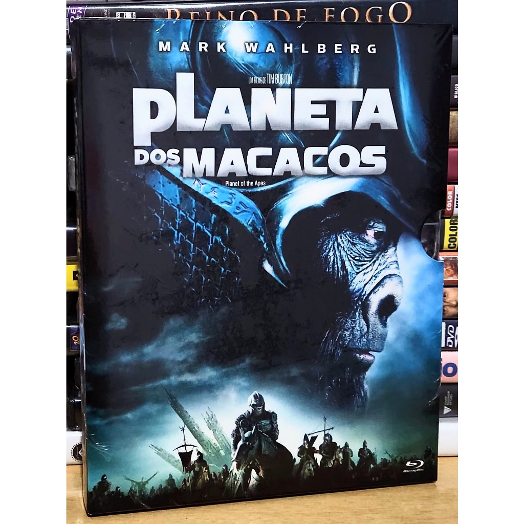 Blu-ray Planeta Dos Macacos - Mark Wahlberg (Original Lacrado Com