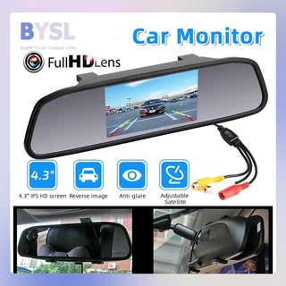 4.3 Retrovisor Visor Espelho Tela Lcd Veicular + Câmera
