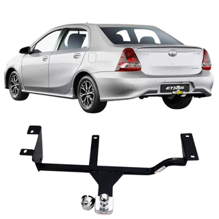 Engate Reboque Fixo Etios Sedan 2013 A 2017 Exc Platinum Aco Resistente Cap Carga 450kg Braconi