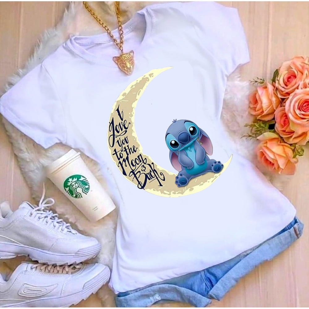 camiseta feminina blusinha tshirt moda basica estampa personagem fofa P ao GG