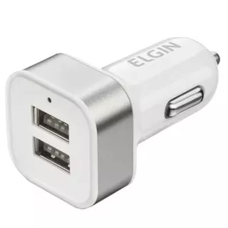 Carregador USB Veicular, Entrada 12V a 24V, Saída USB 2A 10W