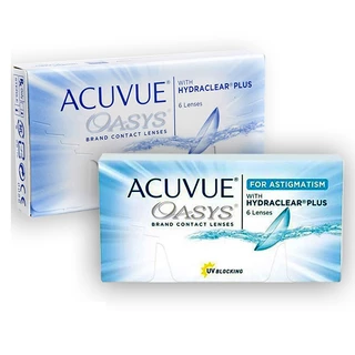 Lente De Contato Oasys 01Astigmatismo + 01 Miopia ou Hipermetropia