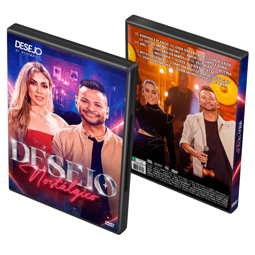 CD+DVD Desejo de Menina - Desejo Nostálgico (Fan-Made) | Shopee Brasil