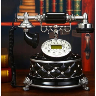 Telefone fixo edição retrô para escritório casa quarto sala de leitura