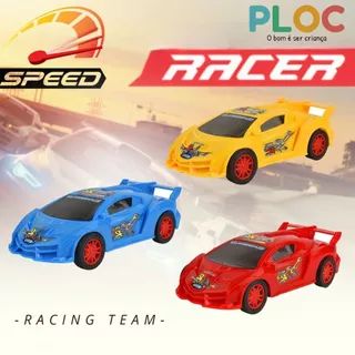 Carrinho de Corrida Ploc Racer (Escolha a cor) em Oferta na Shopee