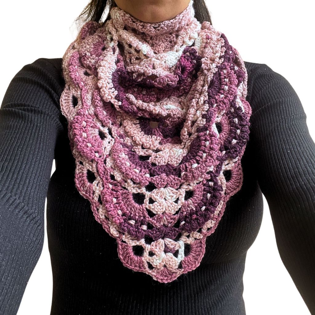 Xale Feminino de Crochê Inverno Vários Modelos | Shopee Brasil