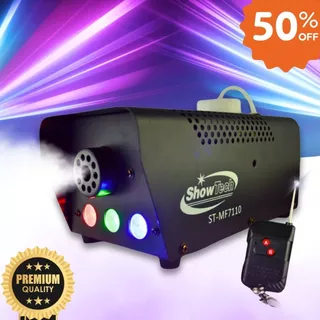 Máquina De Fumaça Dmx 3 Leds Rgb Controle Sem Fio 700w