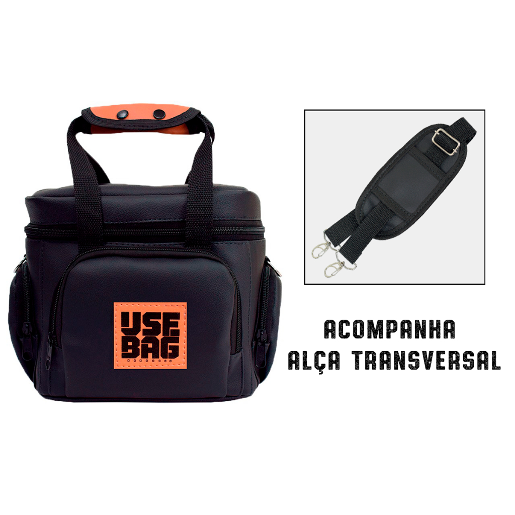 Bolsa Térmica Luxo Impermeável Academia Viagem Camping Necessaire Lancheira Marmiteira Fitness
