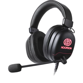 Headset Gamer Preto com LED Vermelho Conexão USB - Hoopson F-102-VM