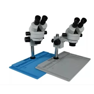 microscópio binocular 70x50 Branco base s190 profissional