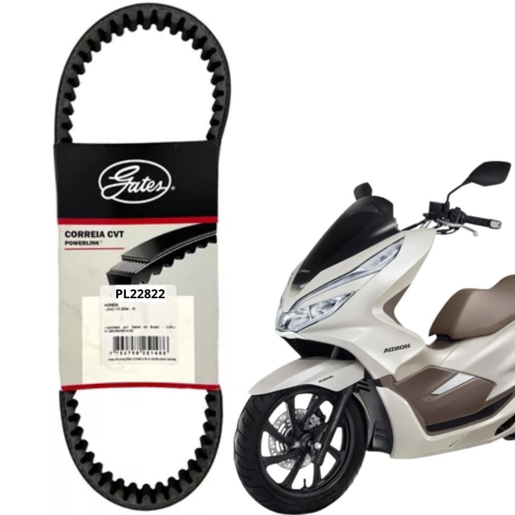 Correia Transmissao Cvt Honda Pcx 150 2013 2014 2015 2016 2017 2018 ...