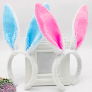 Tiara Coelho de Pelúcia para Fantasias de Halloween e Carnaval