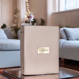 Álbum Fotográfico 500 Fotos 10x15 Champanhe Personalizado em Oferta na Shopee