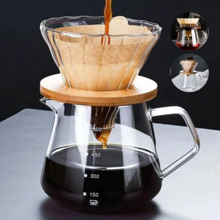 Conjunto Passador De Café Coador Jarro Vidro V60 P/ Cozinha