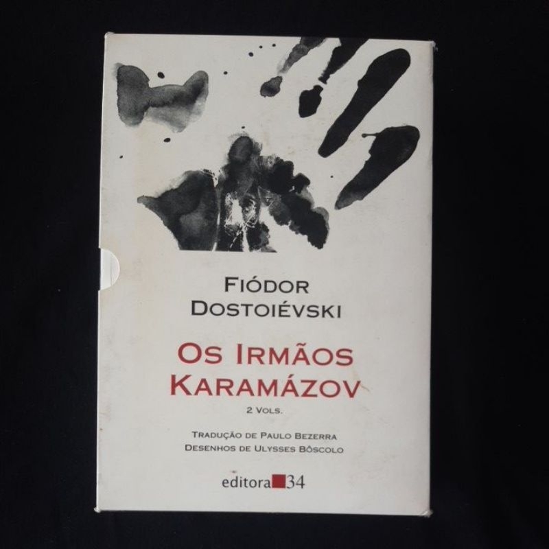 Os Irmãos Karamázov Fiódor Dostoiévski 2 Volumes Shopee Brasil