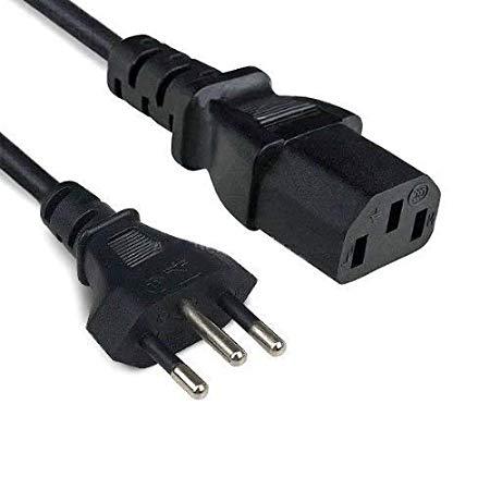 Kit Cabos de força energia ATX Padrão Novo 3 Pinos 1,8m 3 / 5 / 10un Atacado Revenda Novo