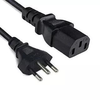 Kit Cabos de força energia ATX Padrão Novo 3 Pinos 1,8m 3 / 5 / 10un Atacado Revenda Novo