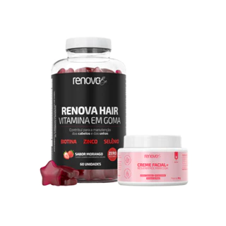 Renova Hair Gomas + Creme Facial Resveratrol - Renova Be