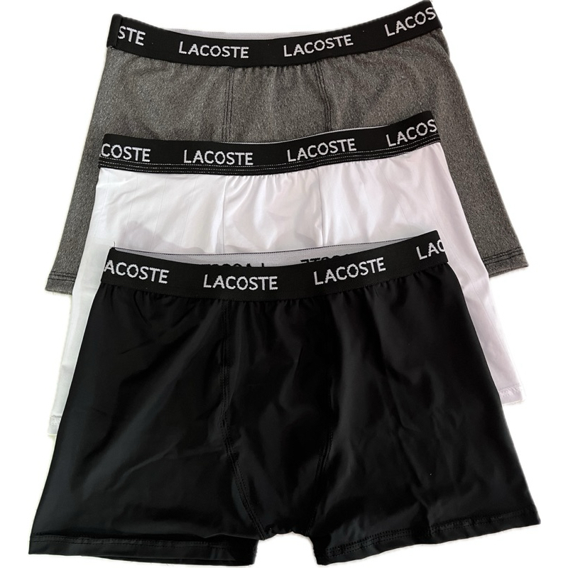 KIT COM 03 CUECAS BOXER BOX EM POLIAMIDA