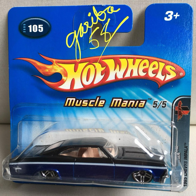 HOT WHEELS 1965 CHEVY IMPALA ‘65 2005 MUSCLE MANIA GARIBA58