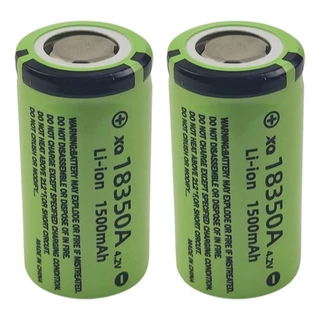 Kit 2 Baterias Lanterna Tática Recarregável 18350 4,2v