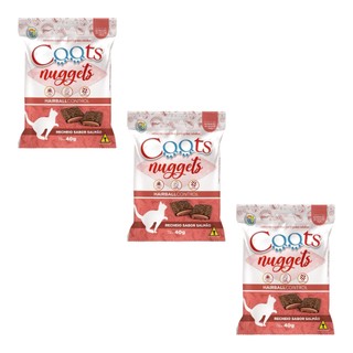 Kit com 03 Caats Salmão Nuggets: O Melhor Petisco Para Seu Pet Sabor Salmão em Oferta na Shopee