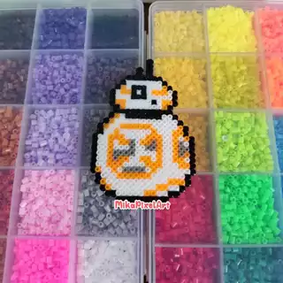 Chaveiro / ímã BB8 do StarWars em Pixel Art