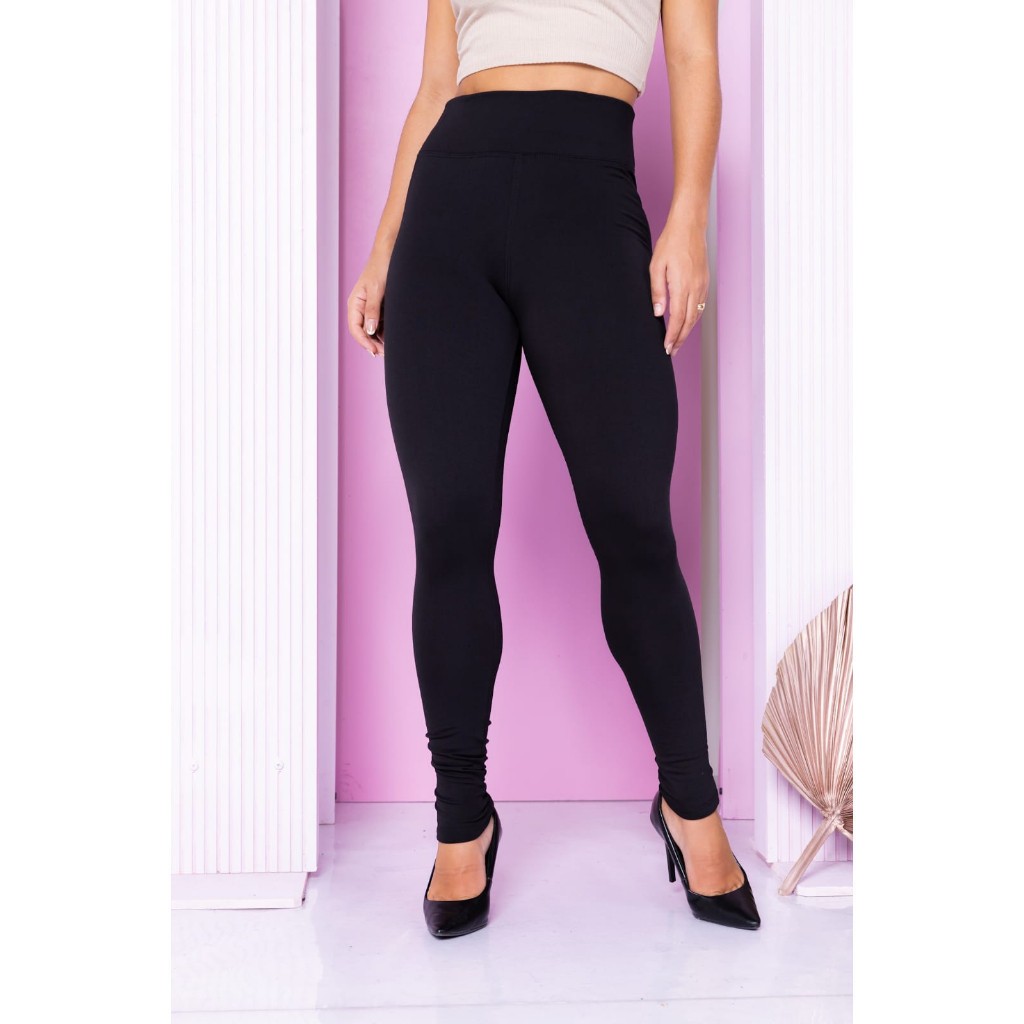 Calça Legging Flenelada,Peluciada por dentro Grossa Termica, Cintura Alta
