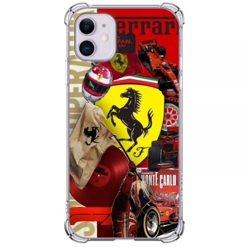 Capa de Celular Inspirada Ferrari F1 P/ Iphone, Samsung, Xiaomi