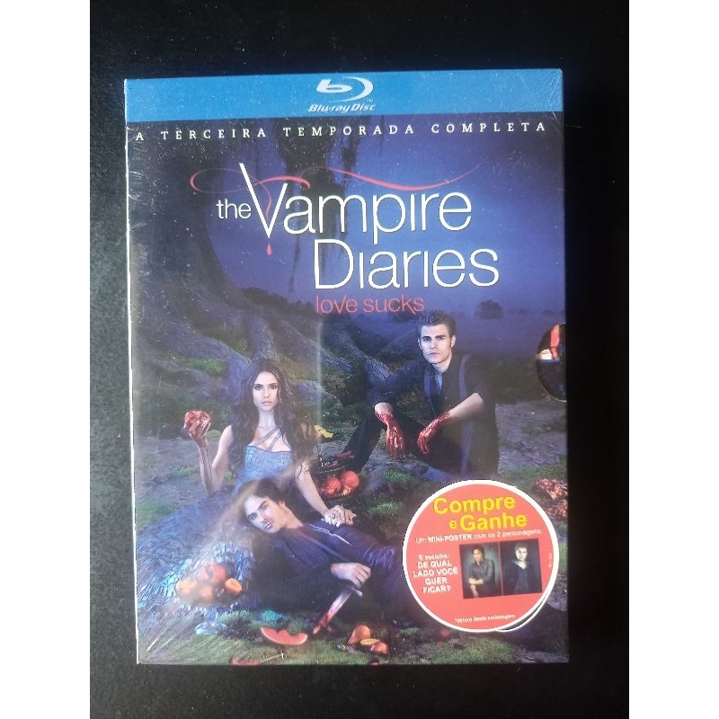 The Vampire Diaries - Temporada 3 Completa - Box Bluray Lacrado ...