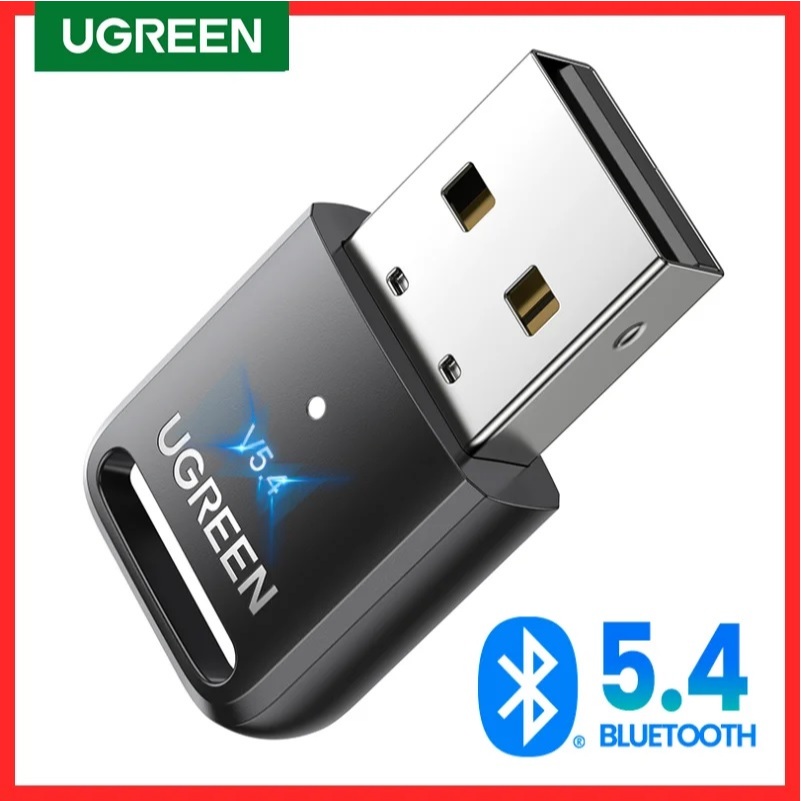 Adaptador Ugreen 5.3 e 5.4 Bluetooth para Mouse Sem Fio, Teclado, Música, Receptor de Áudio, Win 11, 10, 8.1